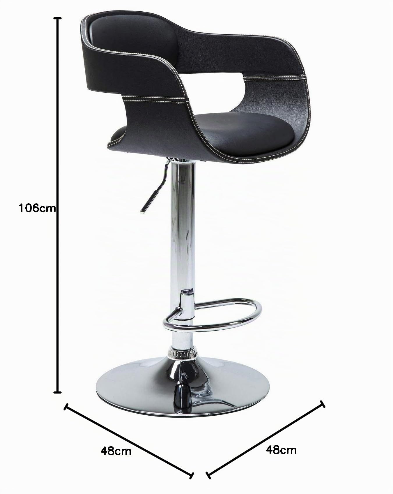 kare-design-barhocker-costa-schwarz-105x49x47-cm-h-henverstellbar image 3