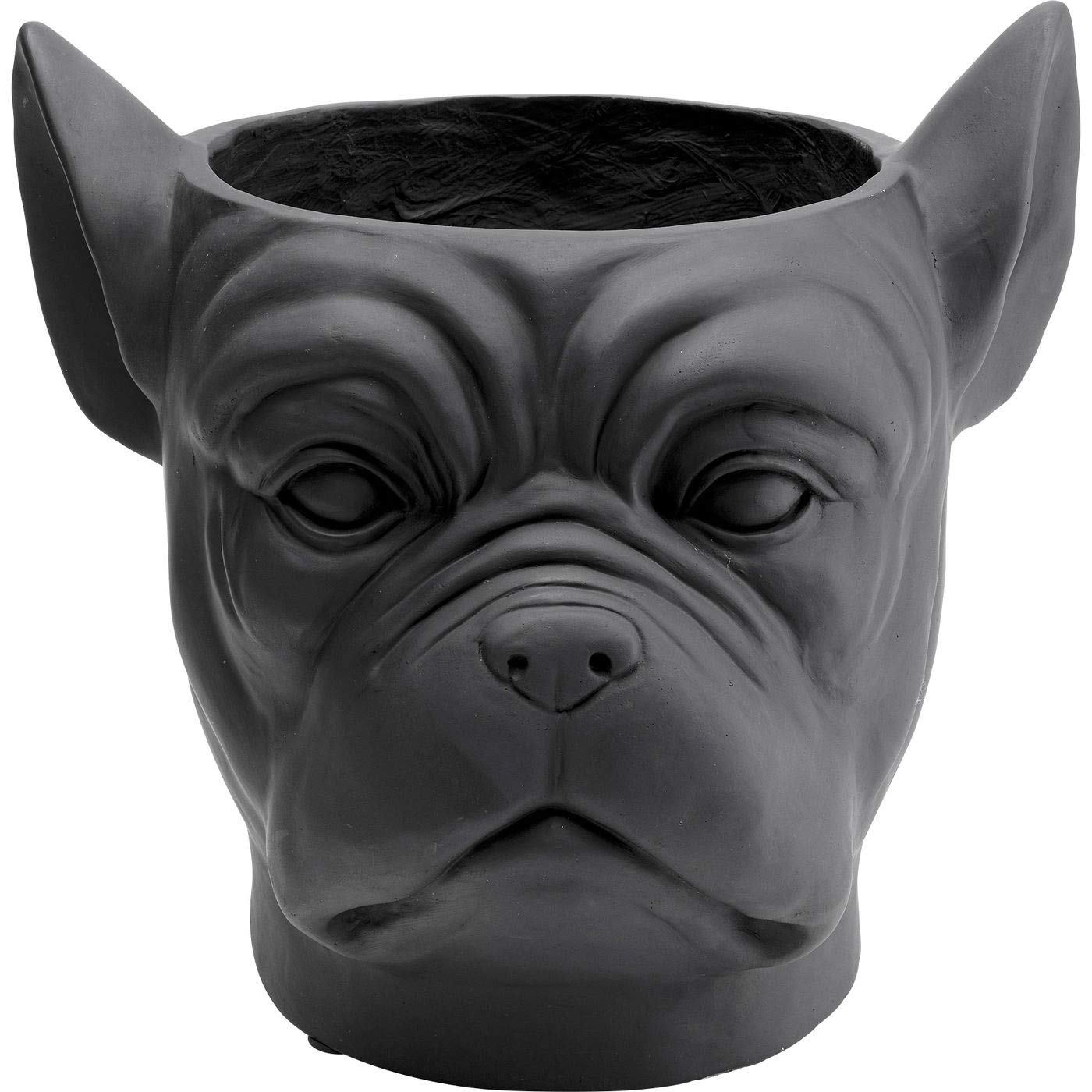 kare-design-deko-bertopf-bulldog-schwarz-37-5x33x34-5-cm image 1