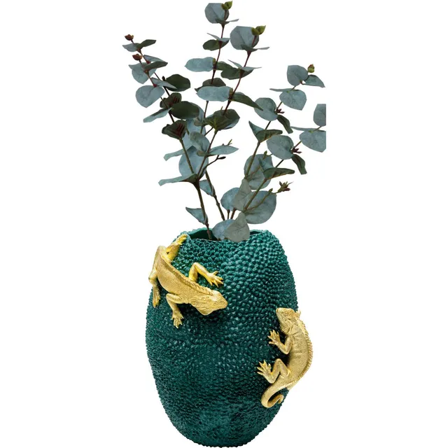 kare-design-vase-cham-leon-jackfrucht-gr-n-39x27-cm image 1
