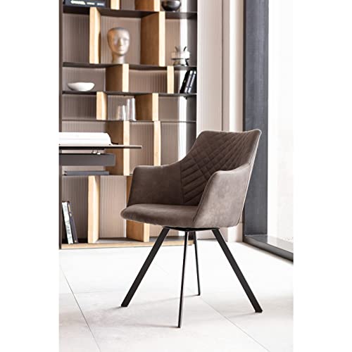 kare-design-drehstuhl-coco-anthrazit-easy-clean-84x53x60-cm image 8
