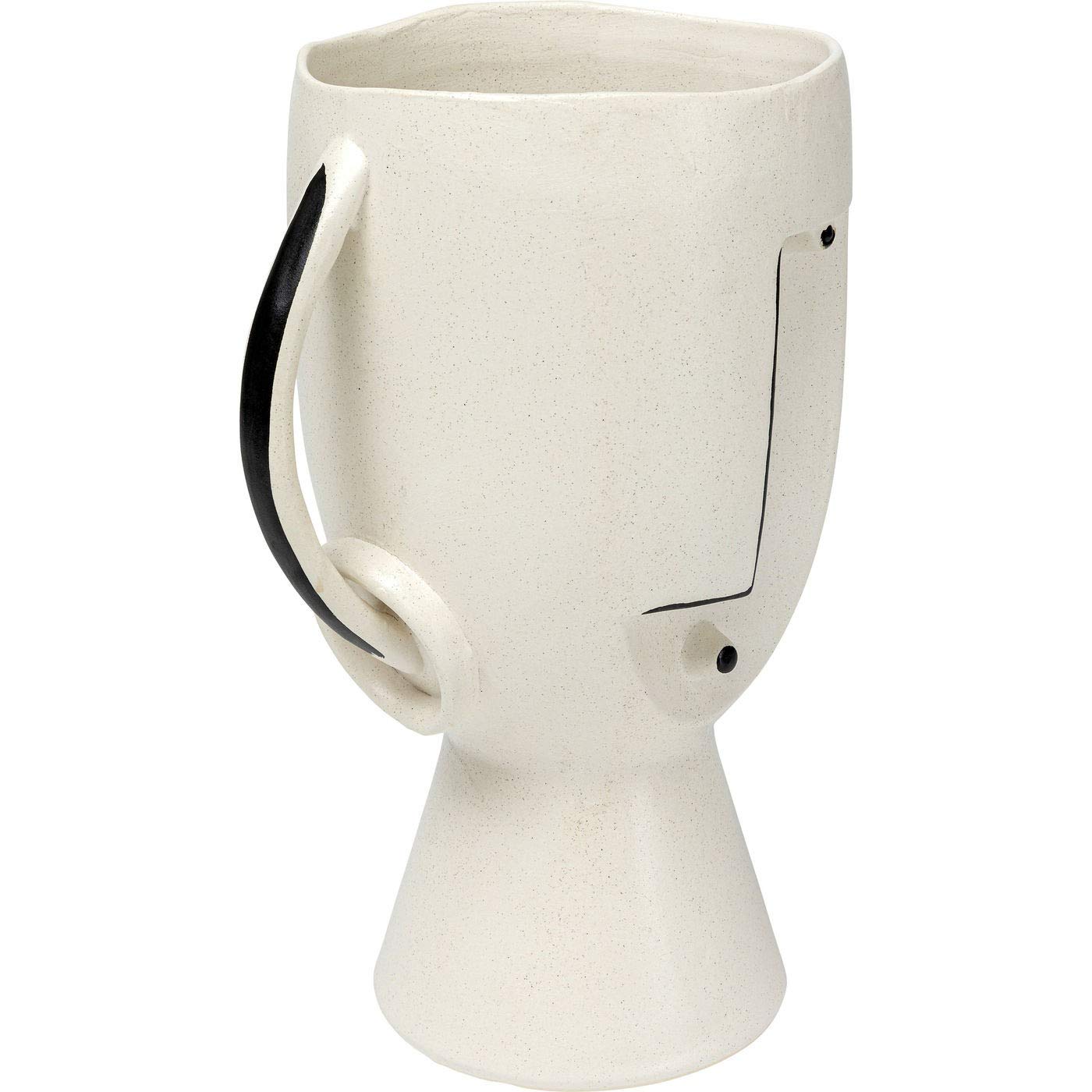 kare-design-vase-face-pot-wei-handbemalte-keramik-vase-30x23x16-cm image 6
