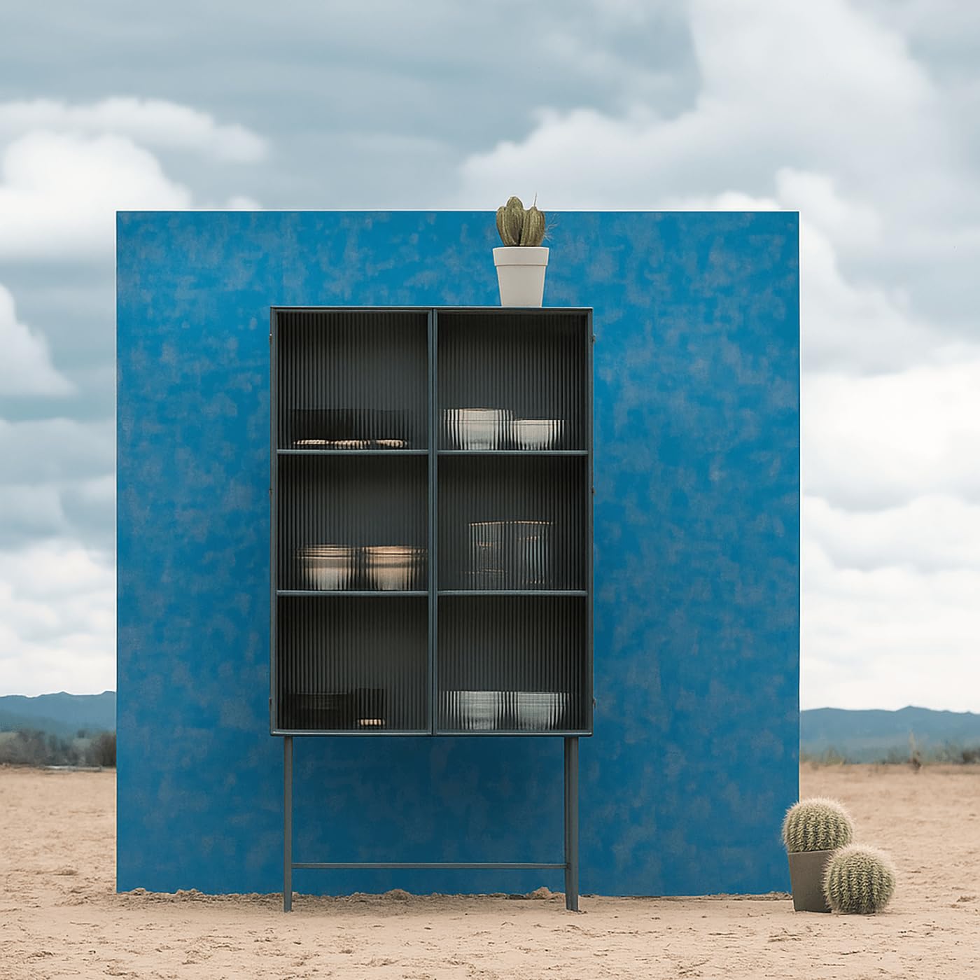 kare-design-san-diego-vitrine-170x90x35-cm-schwarz-industrial image 2