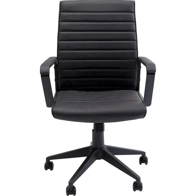 kare-design-labora-b-rodrehstuhl-schwarz-mit-armlehnen-105x57x61-cm image 1