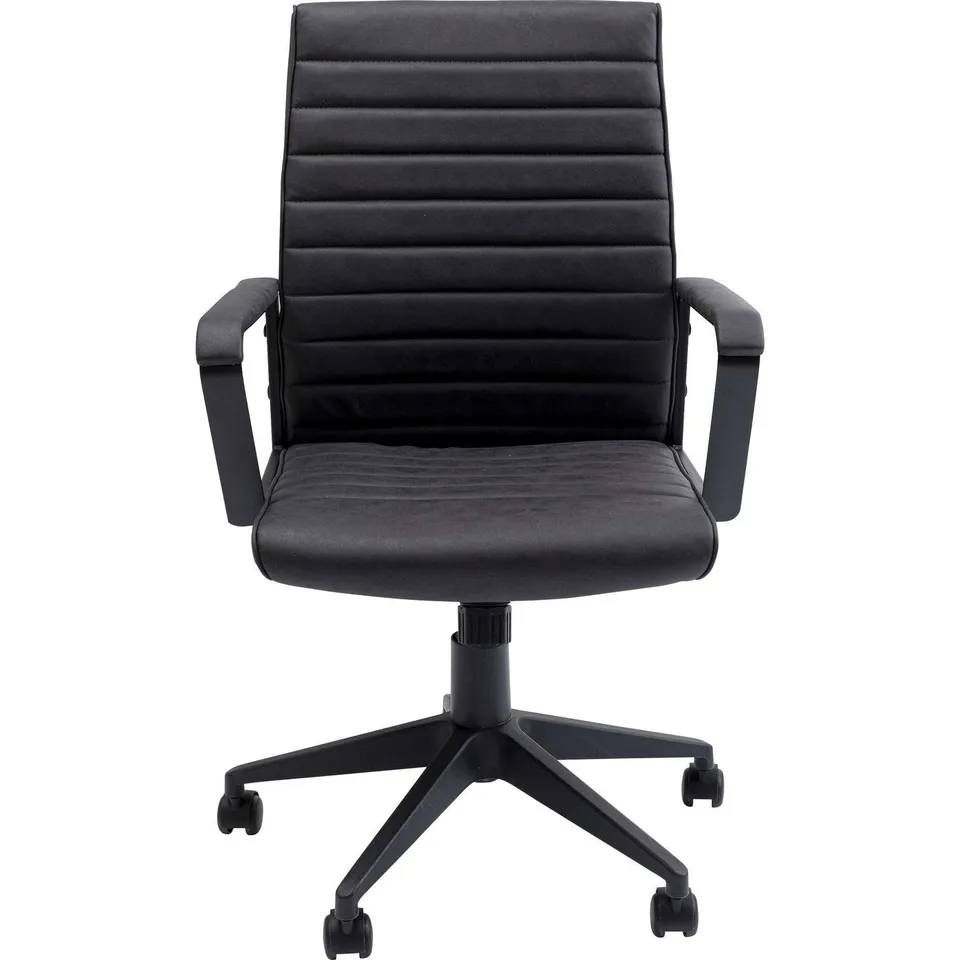 kare-design-labora-b-rodrehstuhl-schwarz-mit-armlehnen-105x57x61-cm image 1