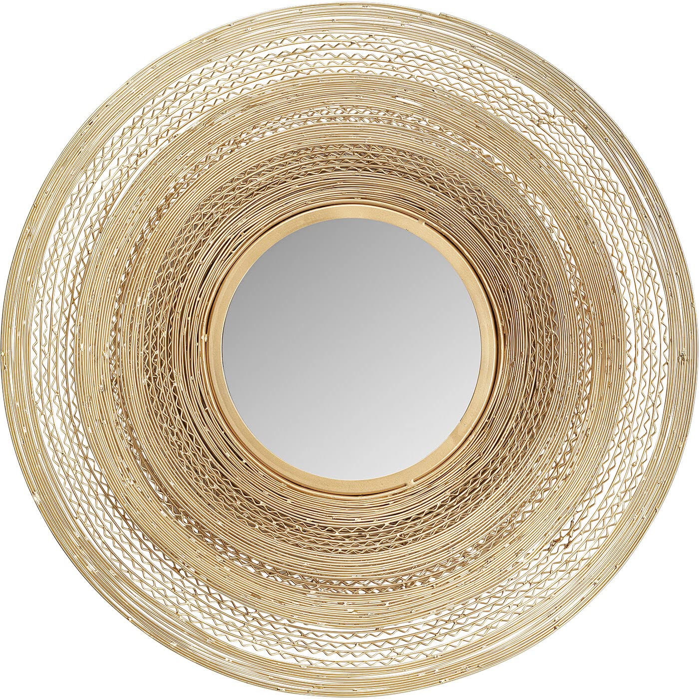 kare-design-wandspiegel-gold-wire-61cm-handgefertigt-gold image 1