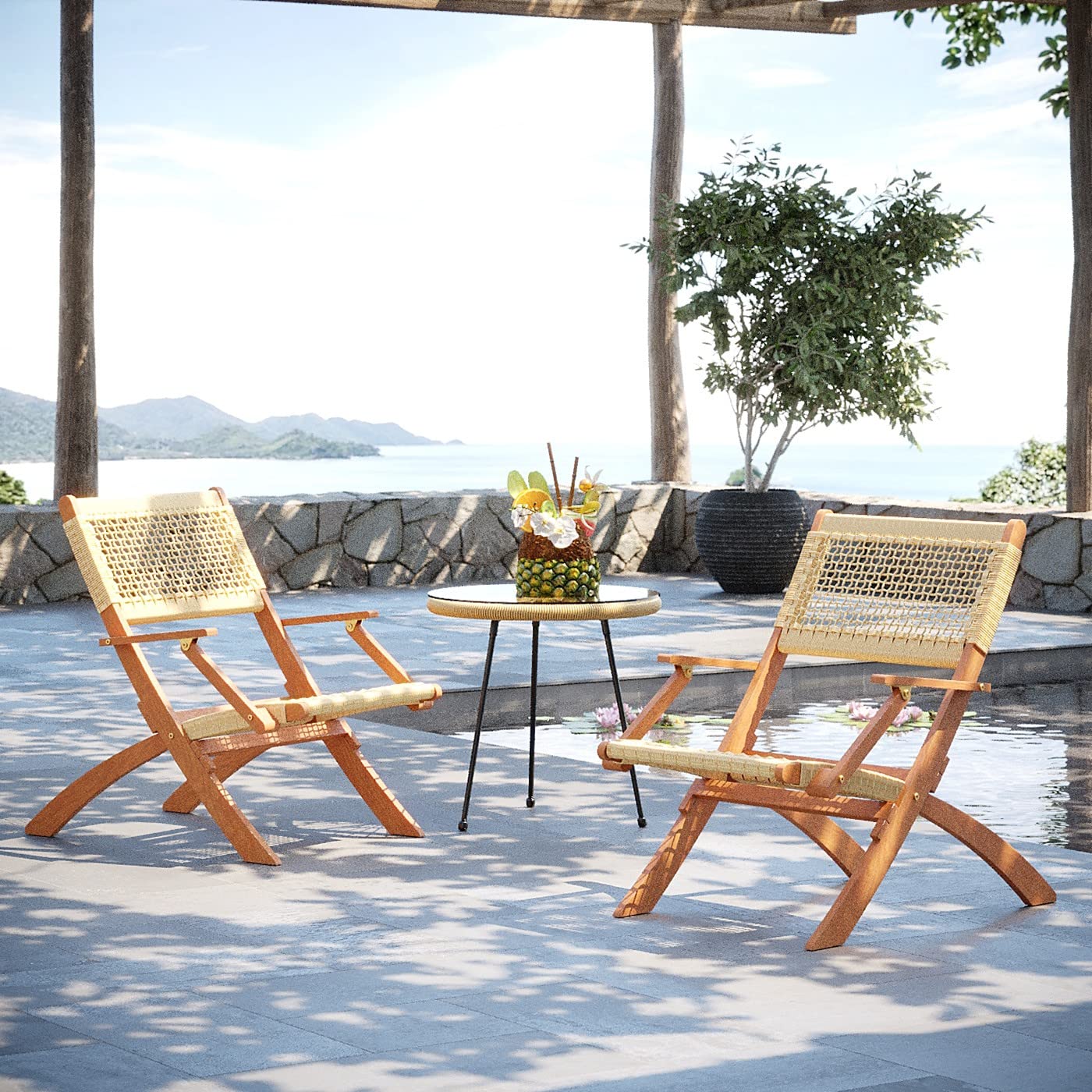 kare-design-klappsessel-rio-de-janeiro-holzklappstuhl-braun-73x65x78-cm-rattan-l image 2