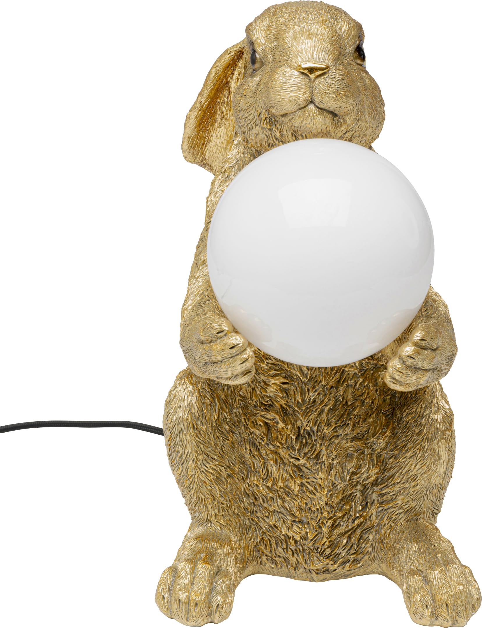 kare-design-sweet-rabbit-tischleuchte-gold-mit-hasen-motiv-und-glas-schirm-e27 image 1
