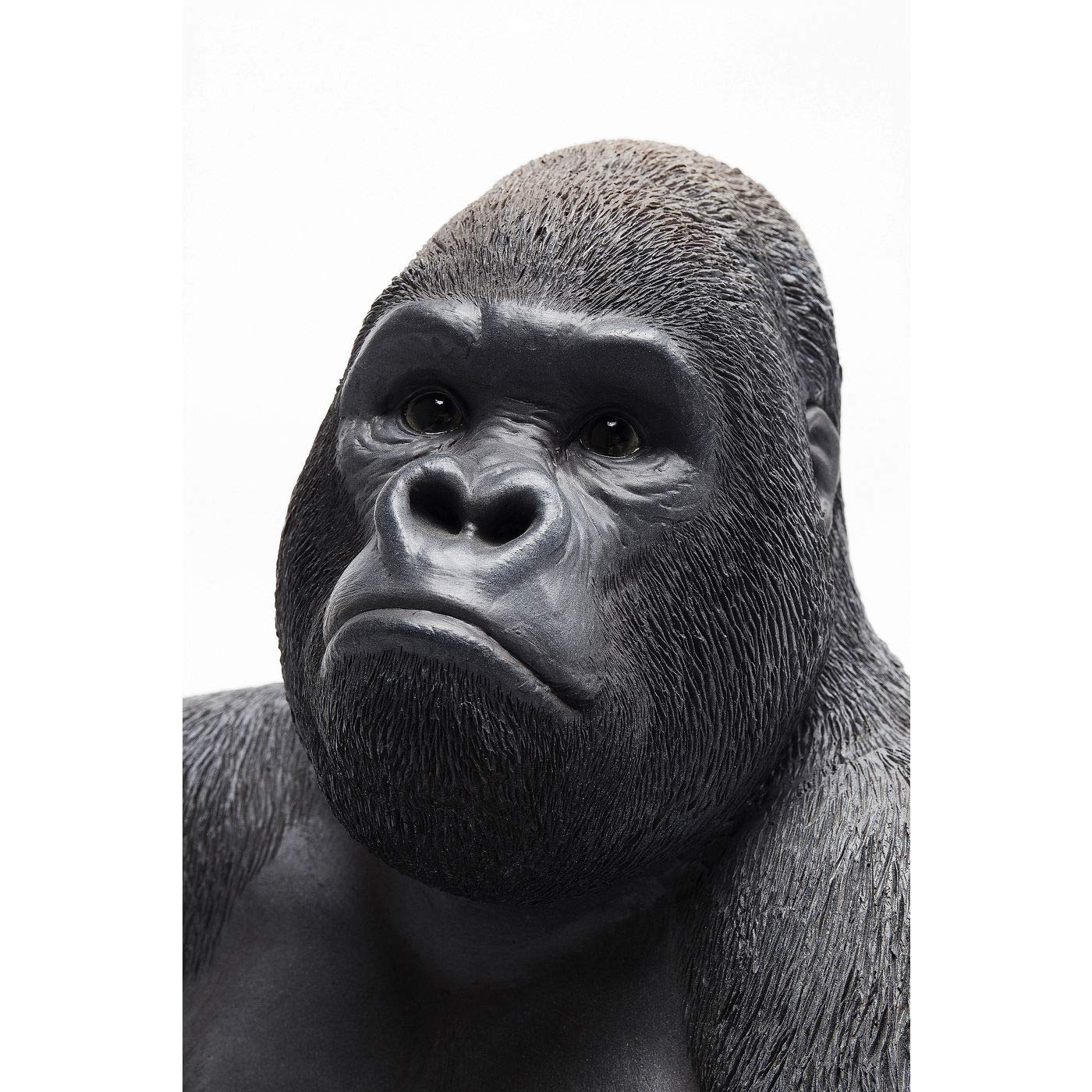 kare-design-deko-figur-monkey-gorilla-schwarz-39x30x28-cm-handbemalt image 6
