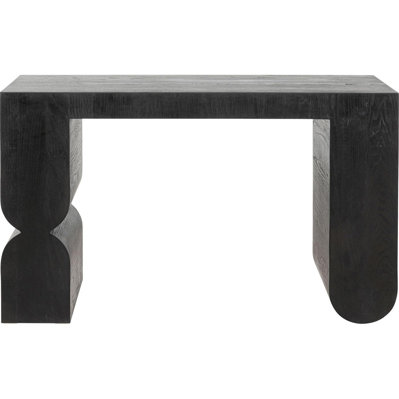kare-design-konsole-curve-schwarz-eschenholz-120-cm-unikat image 1