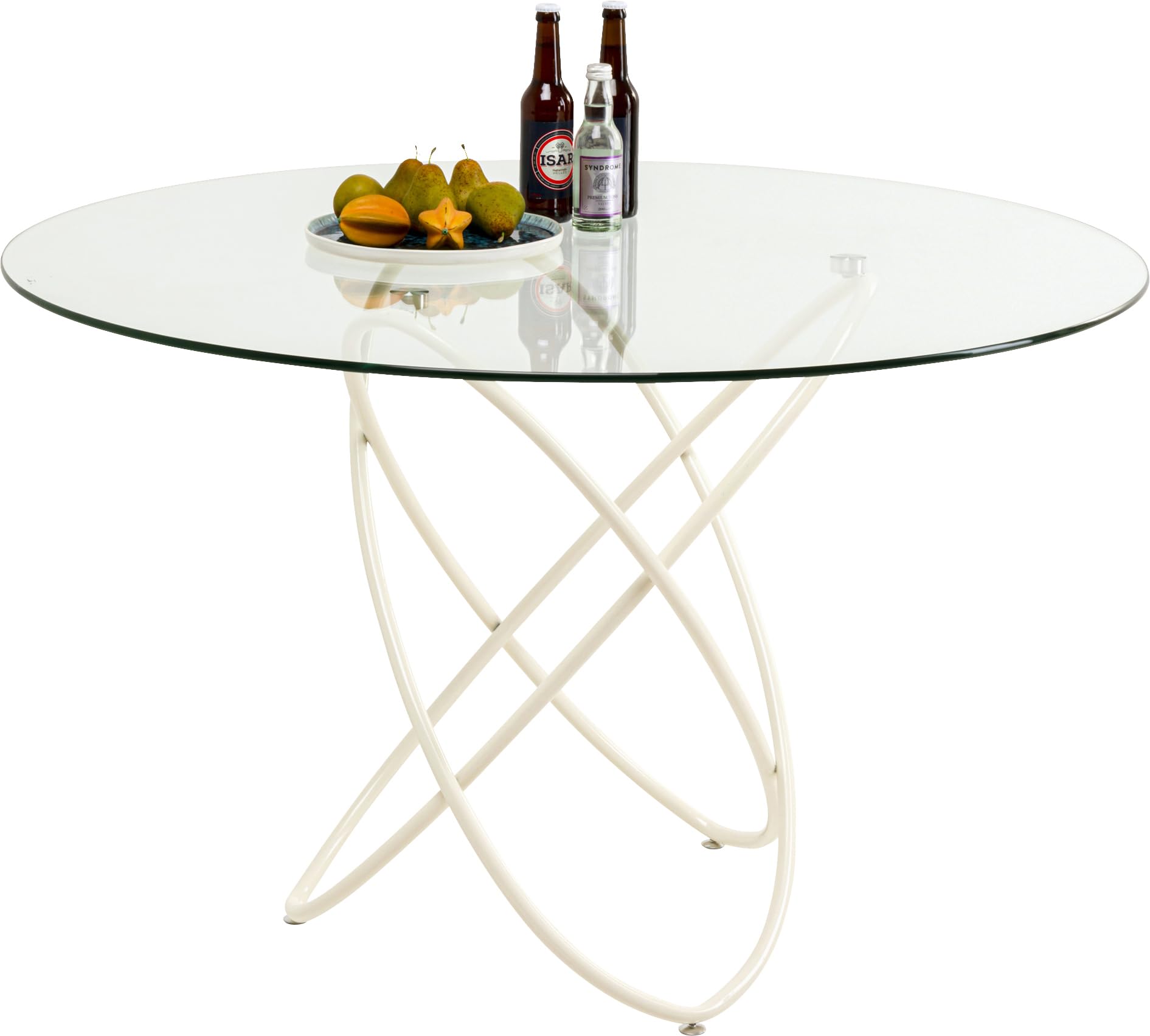 kare-design-esstisch-molekular-greige-120-cm-rund-glas image 4
