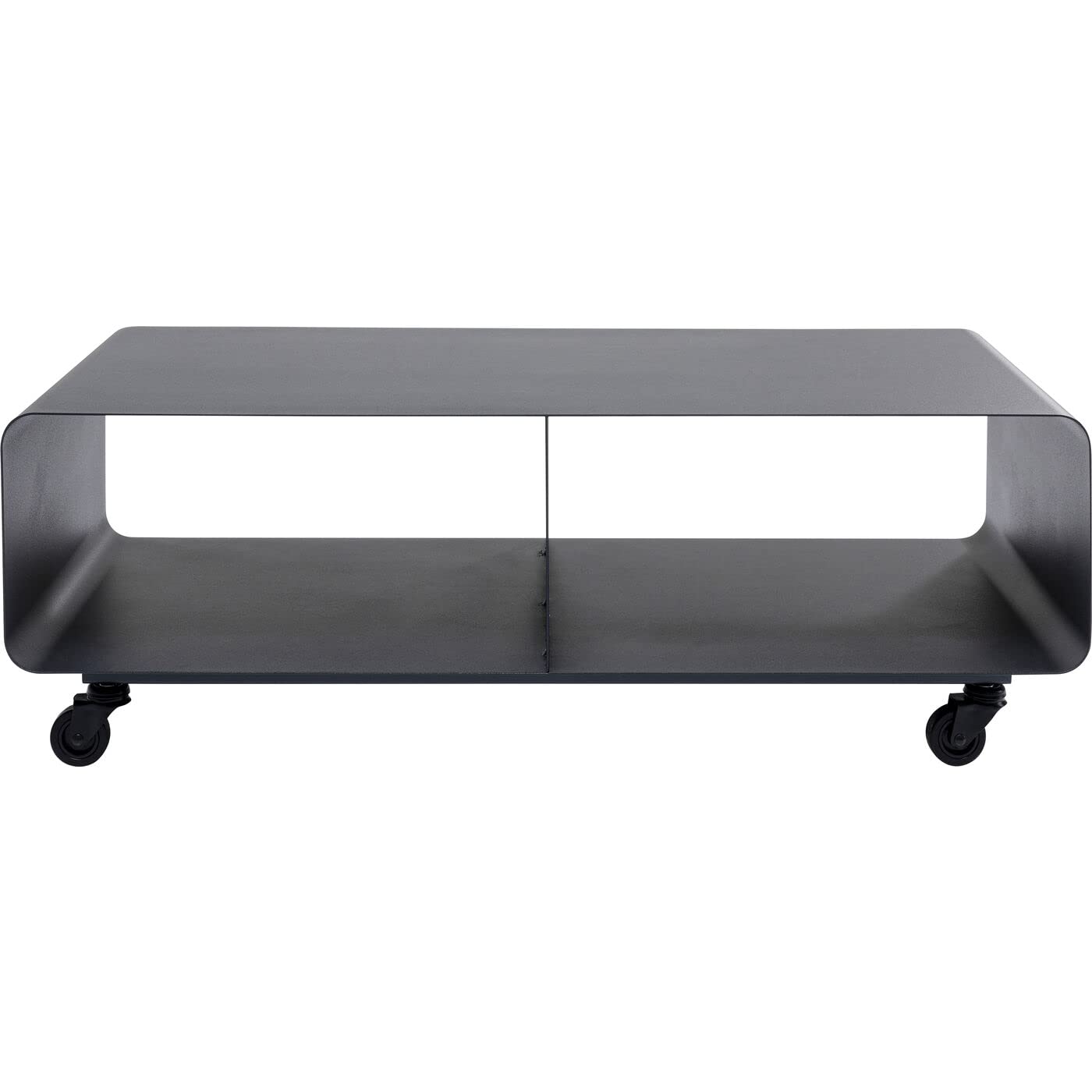 kare-design-lowboard-lounge-m-sideboard-tv-board-grau-30x90x42-cm-mit-stahlgeste image 1
