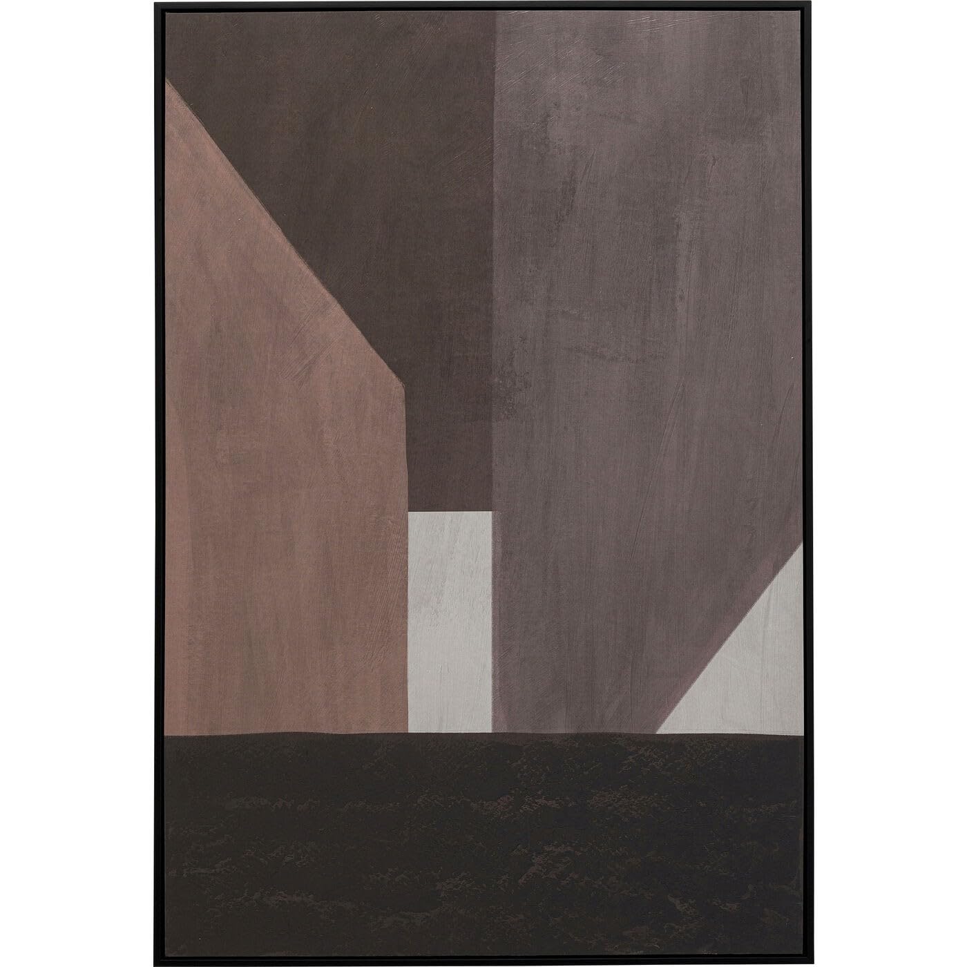 kare-design-wandbild-artistic-blacky-schwarz-wei-gerahmtes-bild-110x70-cm image 6