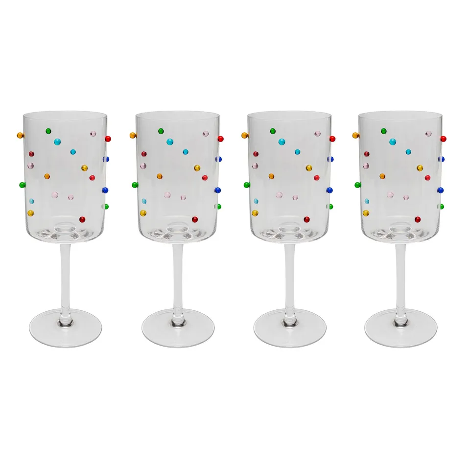 kare-design-party-dots-weingl-ser-set-4-teilig-bunt-530-ml-3d-punkte-kelch image 1