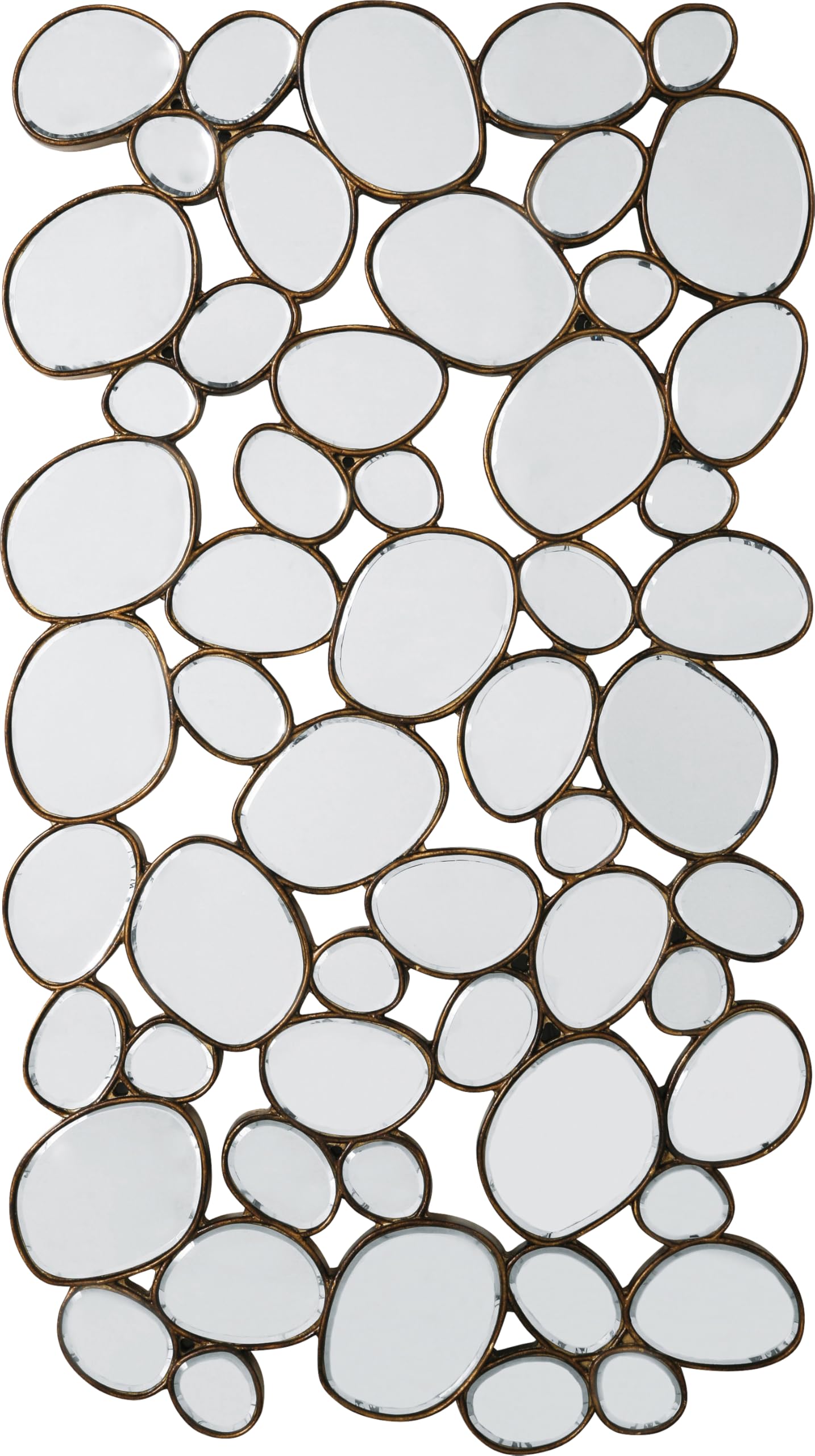kare-design-spiegel-water-drops-copper-wandspiegel-135x78x3-5cm image 1