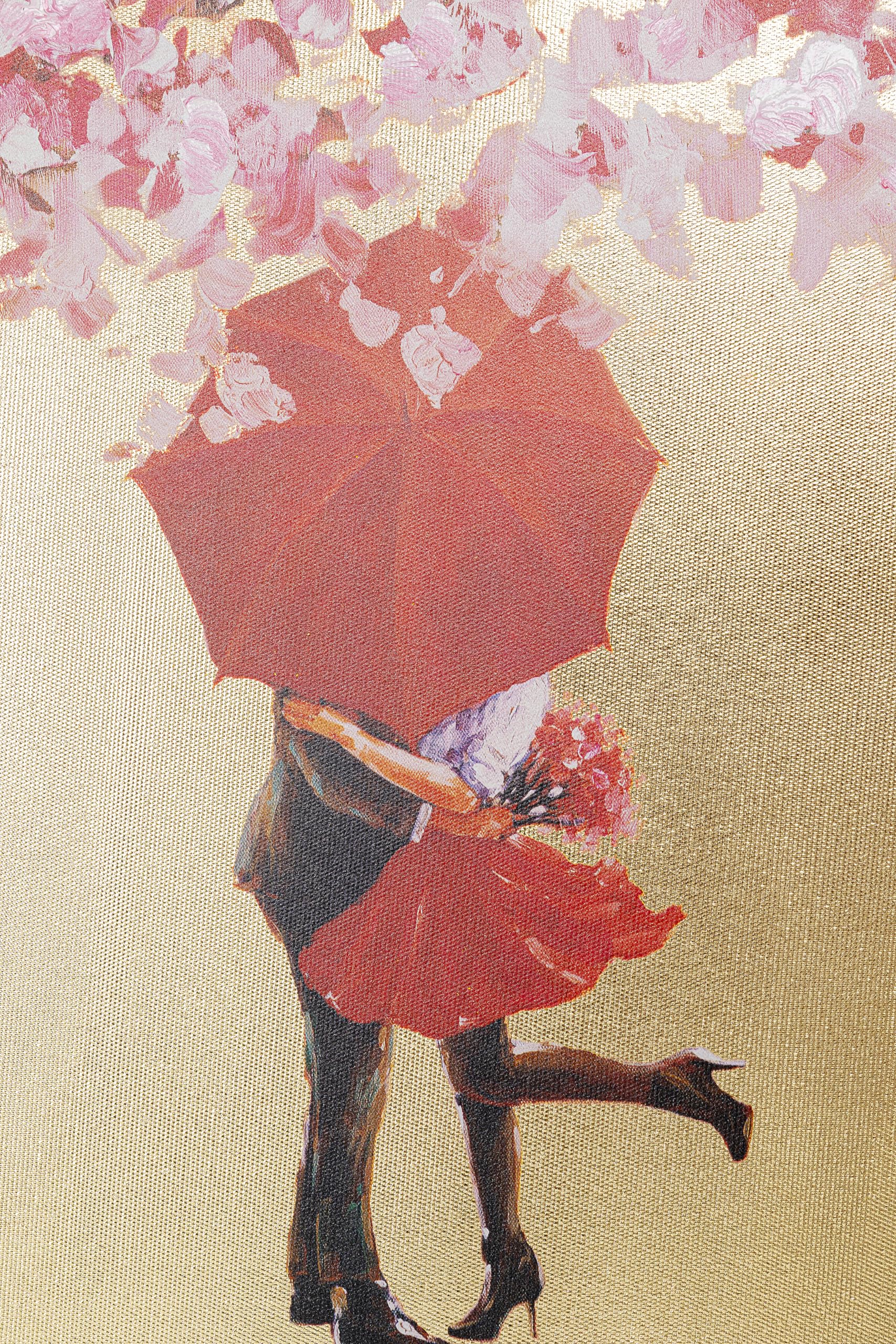 kare-design-bild-touched-flower-couple-gold-pink-wandbild-100x80-cm-mit-rahmen image 3