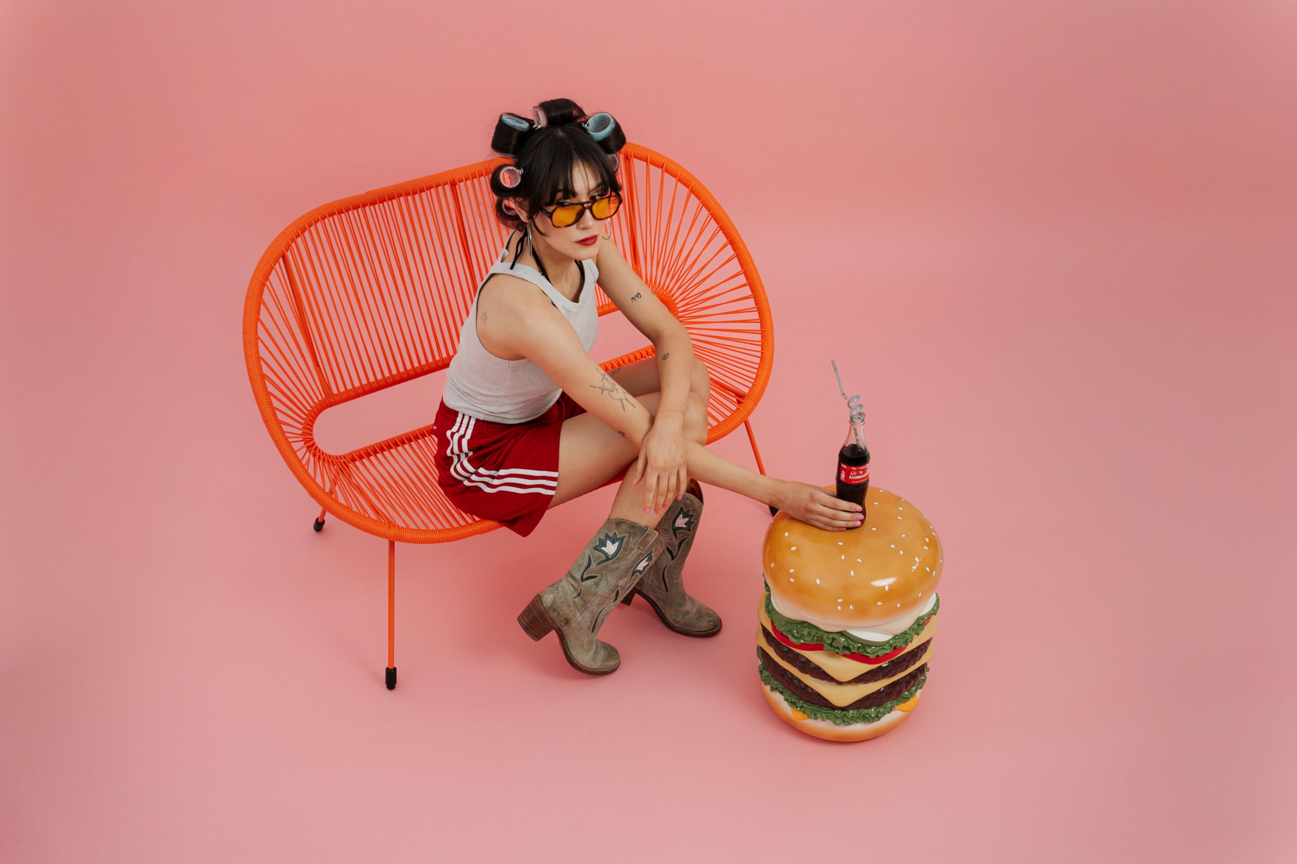 kare-design-burger-sitzhocker-mehrfarbig-36-cm image 2