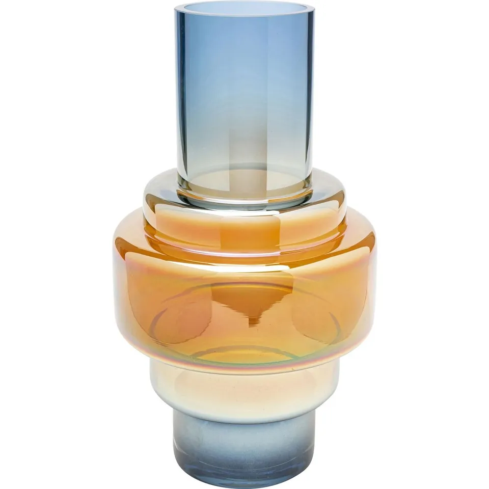 kare-design-vase-phenom-multi-orange-blau-35-cm-blumenvase image 1