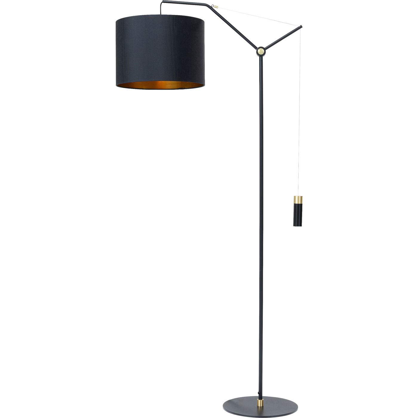 kare-design-stehleuchte-salotto-schwarz-158x75x35-cm image 1