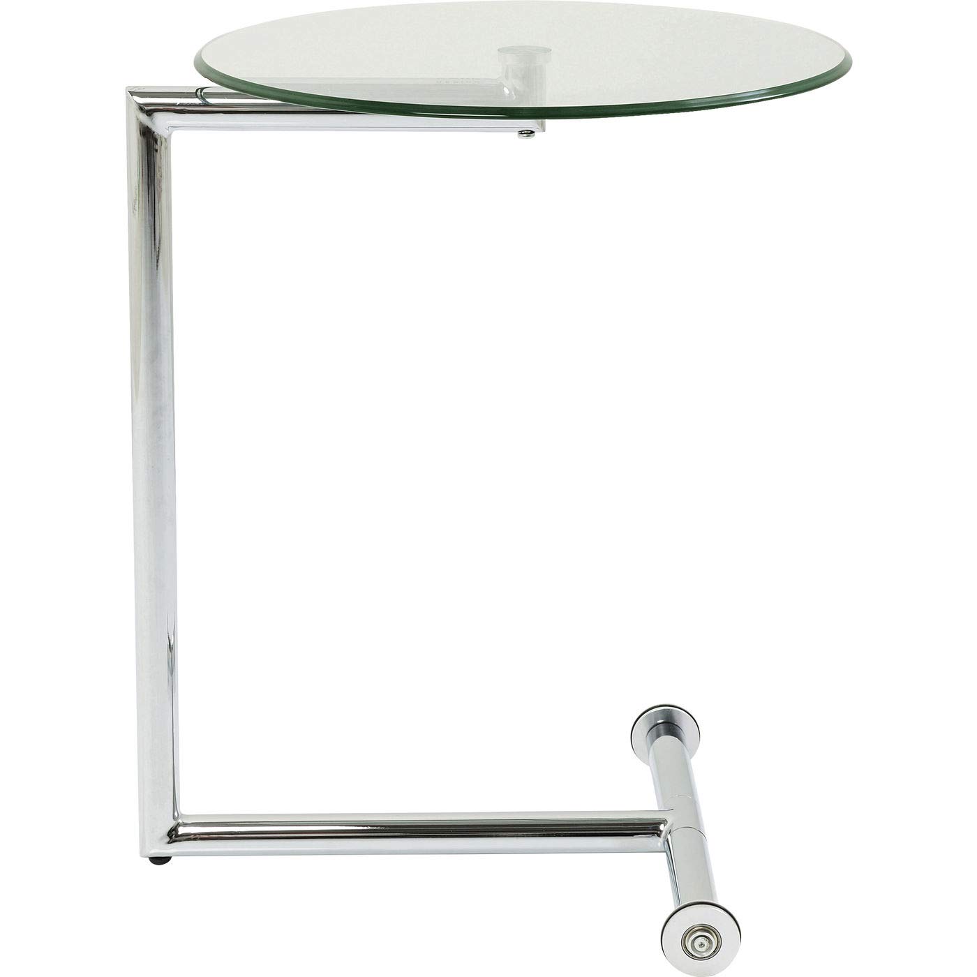 kare-design-beistelltisch-easy-living-chrom-rollbarer-glastisch-rund-63x46x46-cm image 7