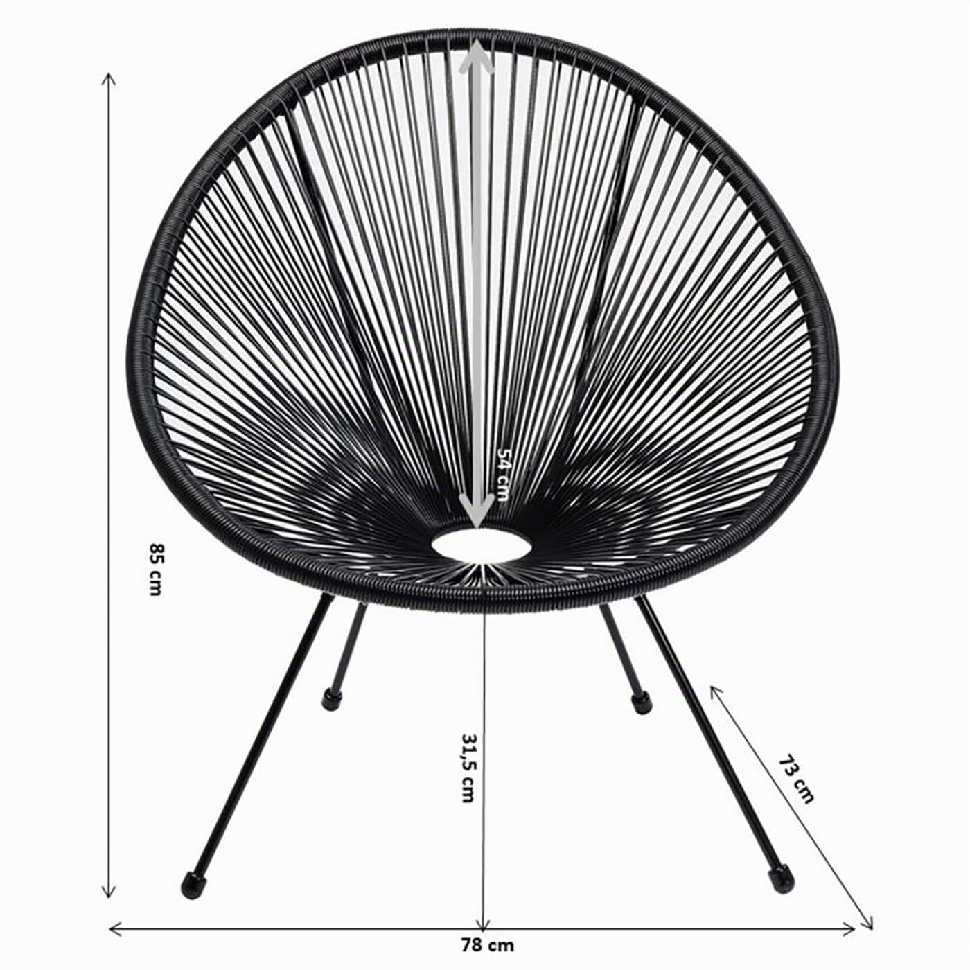 kare-design-sessel-acapulco-t-rkis-85x73x78-cm-indoor-outdoor image 3