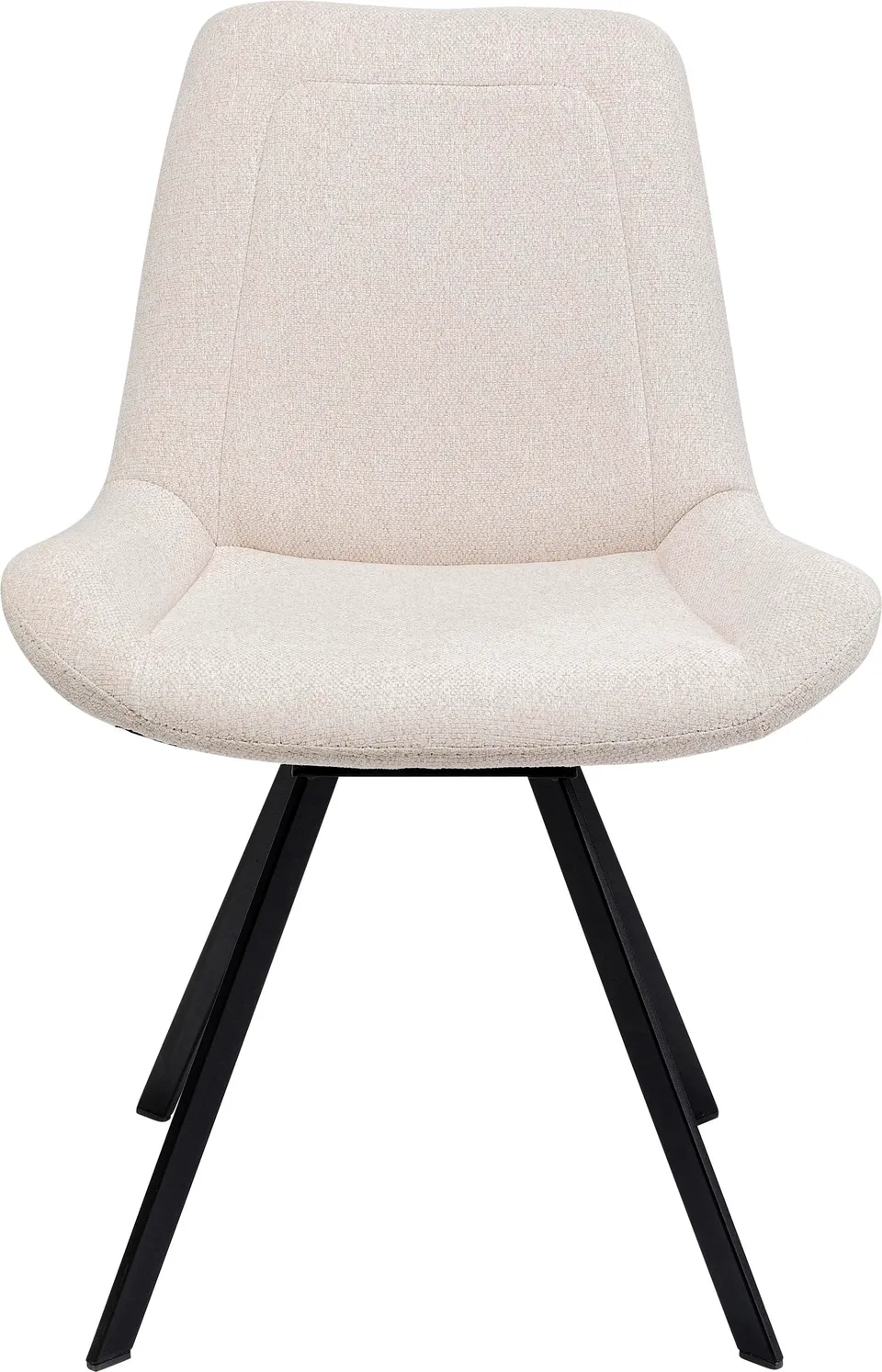 kare-design-baron-drehstuhl-creme-esszimmer-schreibtischstuhl-88x57x63-cm-180-dr image 1