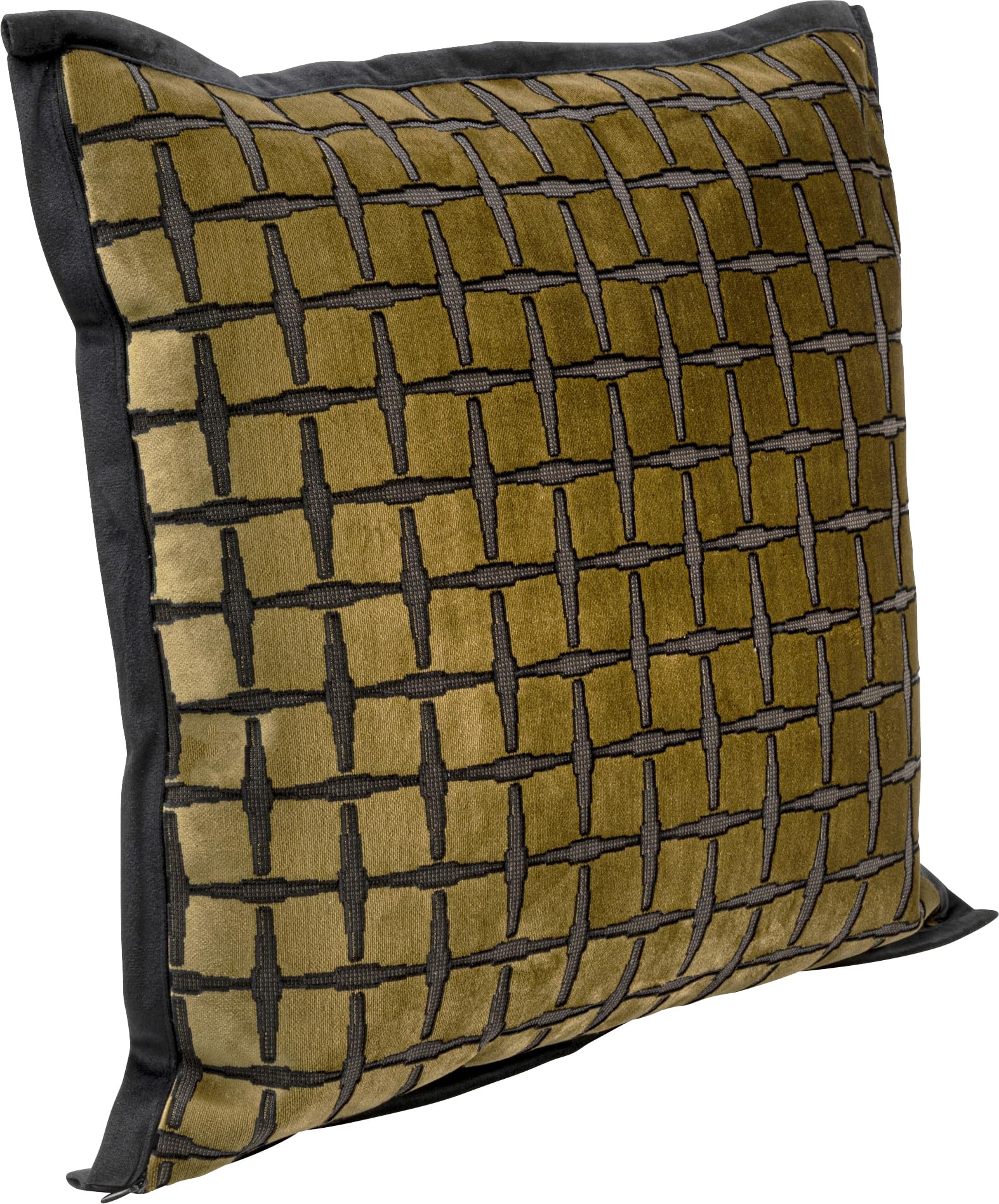 kare-design-jaqui-kissen-kariert-gr-n-quadratisch-45x45-cm image 2
