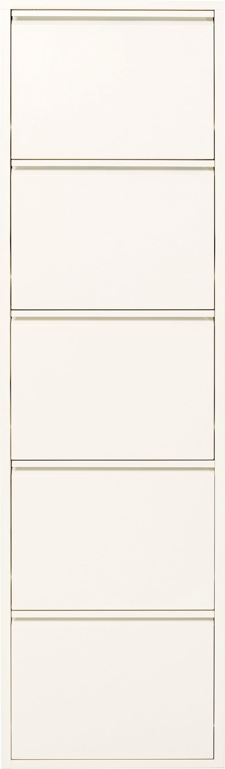 kare-design-schuhschrank-caruso-creme-5-klappen-stahl-170-cm-hoch image 1