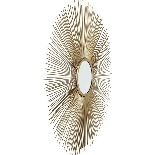 kare-design-spiegel-sunbeam-rund-gold-90x90x4-cm image 1