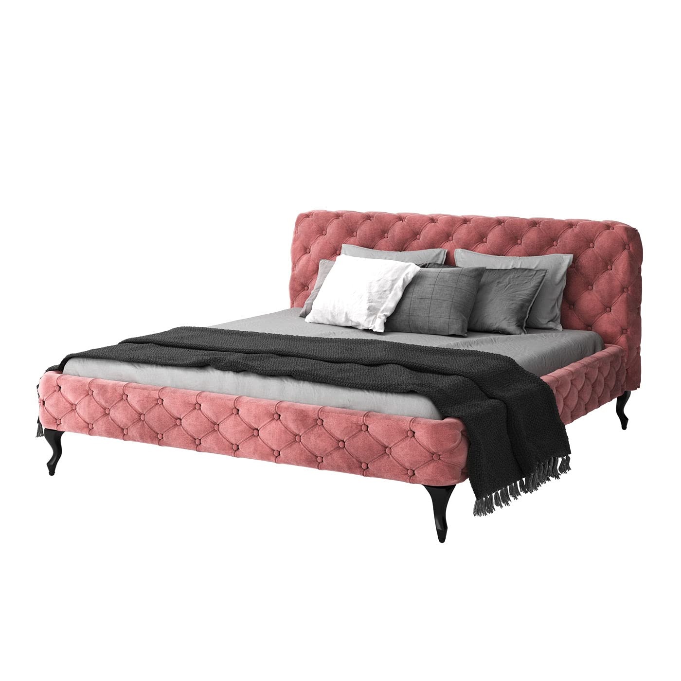 kare-design-polsterbett-desire-rosa-160x200-cm-chesterfield-samtoptik image 6