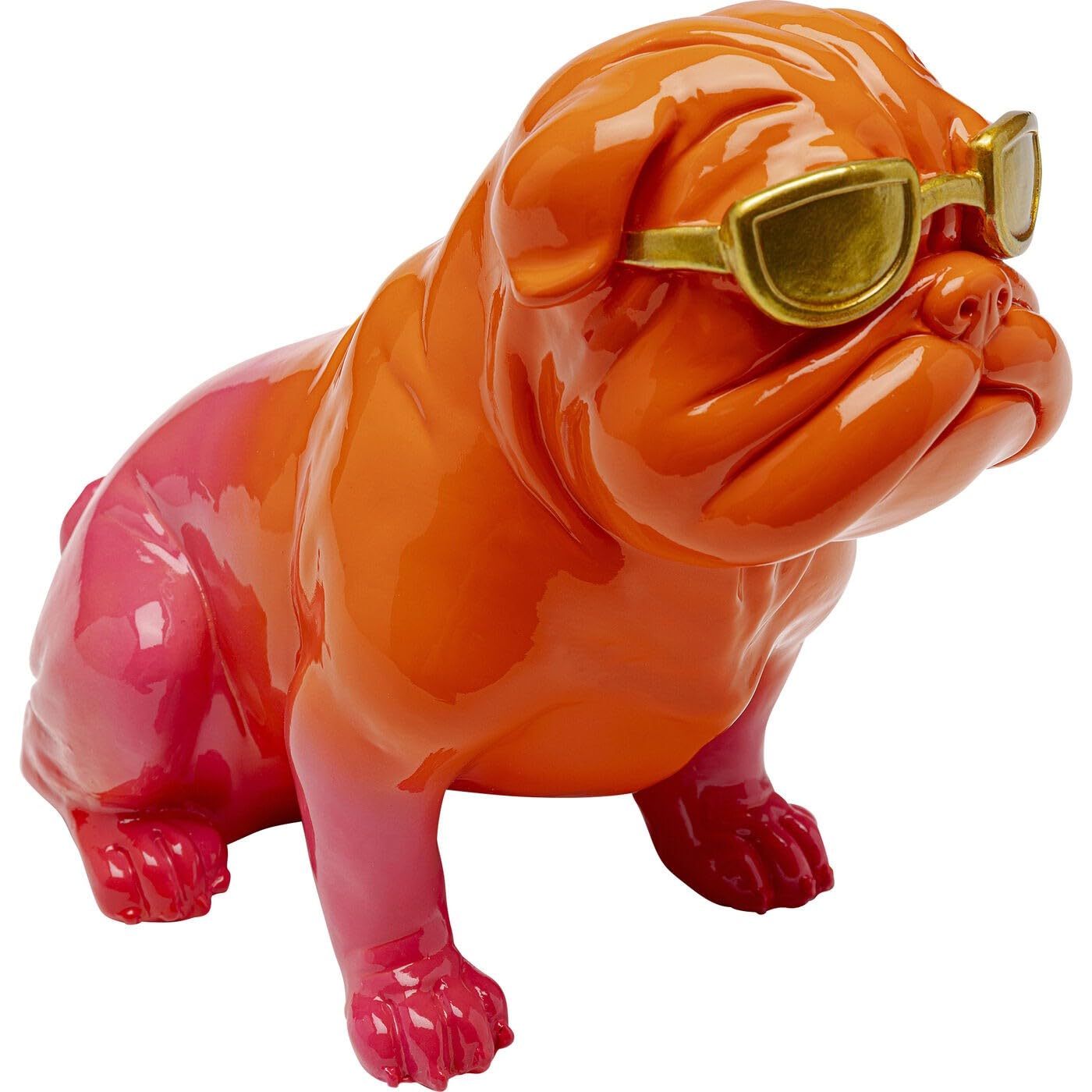 kare-design-deko-figur-fashion-dog-orange-17x11x20-cm image 5