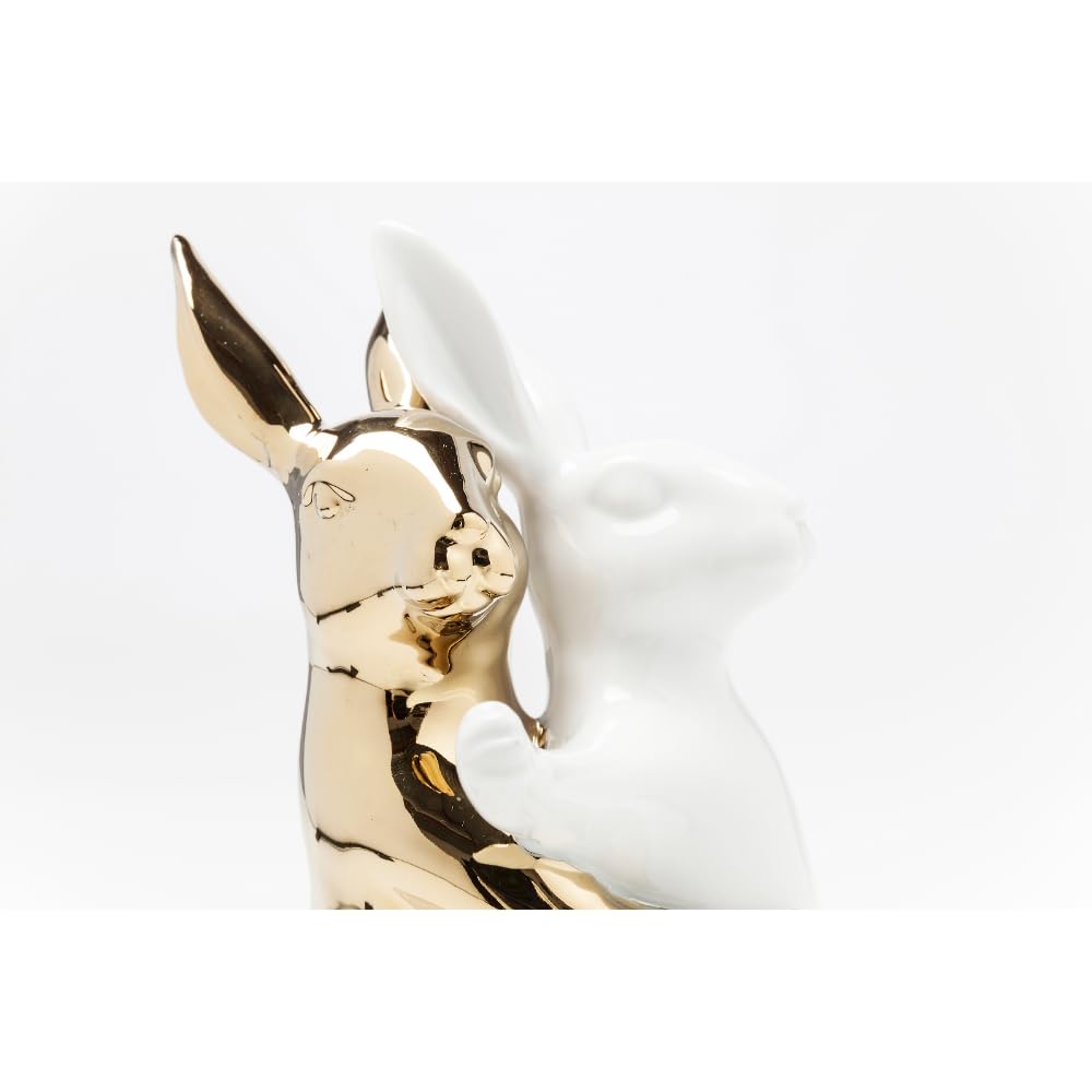 kare-design-hugging-rabbits-deko-figur-wei-gold-25x15x12-cm image 5