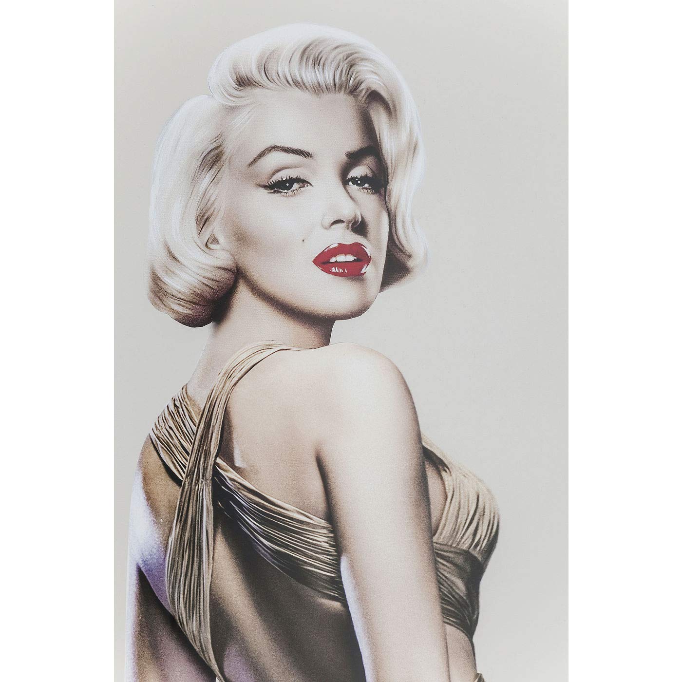 kare-design-frame-marilyn-glasbild-172x100cm-grau-schwarz image 8