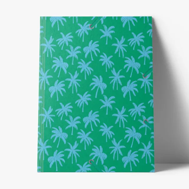cedon-sammelmappe-de-luxe-palm-tree-dokumentenmappe-4-cm image 1