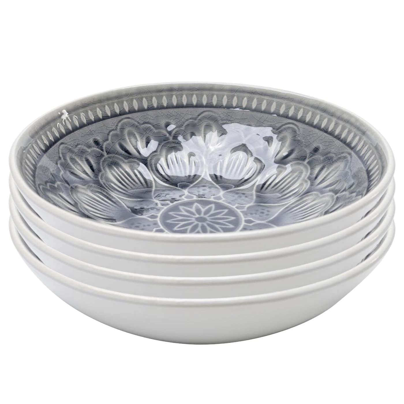 kare-design-sch-ssel-sicilia-mandala-grau-18-keramik-m-slischale-17-8cm image 1