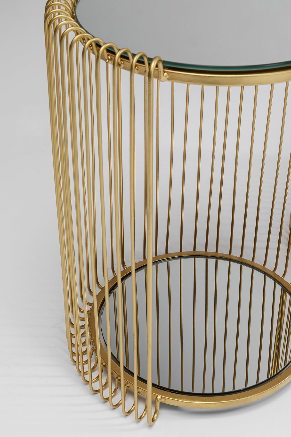 kare-design-wire-double-beistelltisch-2er-set-gold-45-cm-mit-spiegelglas image 5