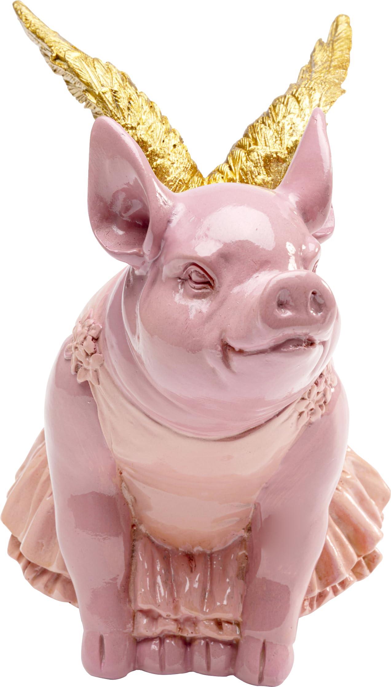 kare-design-spardose-flying-pig-spardose-17-cm-rosa-schwein-mit-t-t image 1