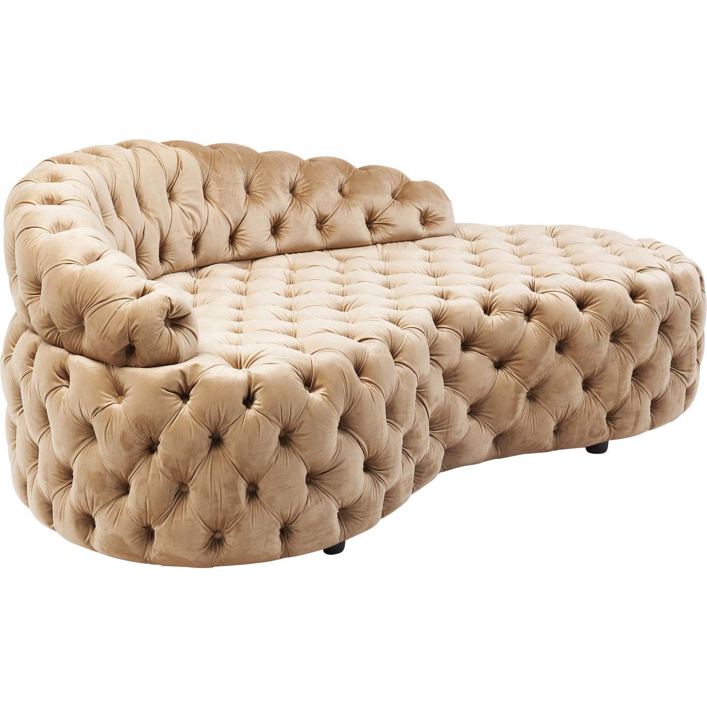 kare-design-sofa-santa-barbara-recamiere-creme-162-cm image 1