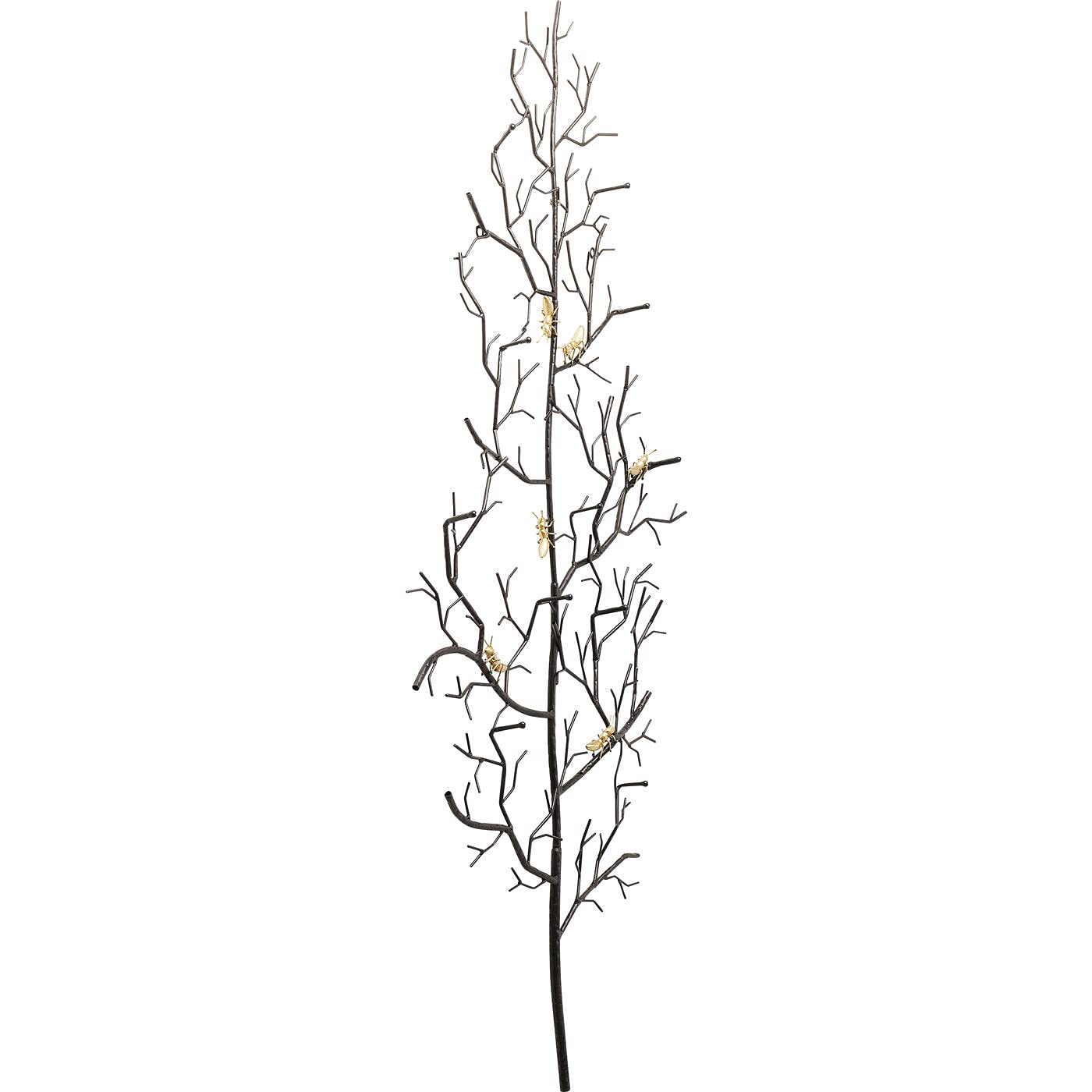 kare-design-ants-on-a-tree-wandgarderobe-xl-160x69x8-cm-schwarz-gold image 2