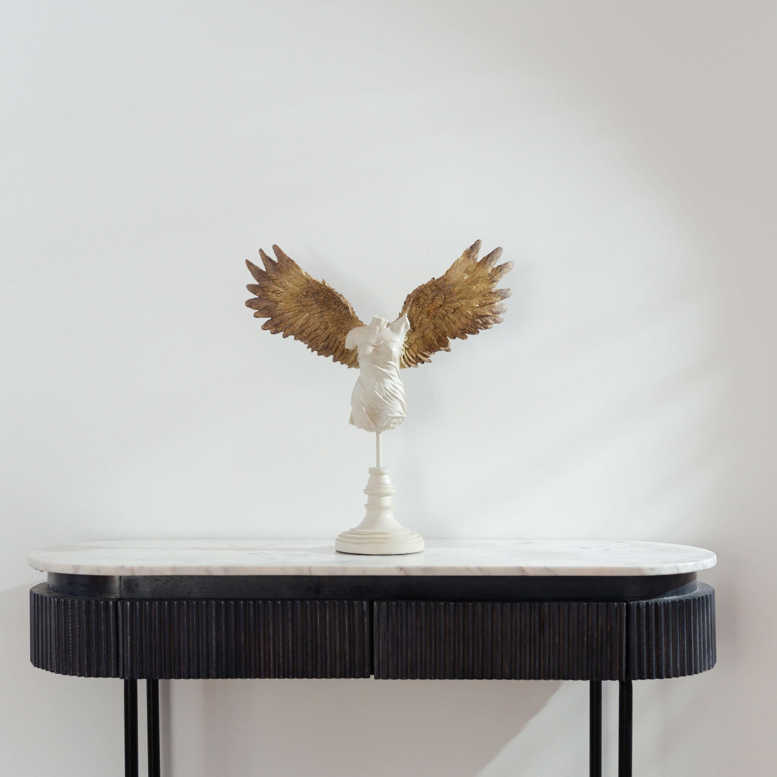 kare-design-guardian-angel-female-deko-objekt-wei-gold-42x47x14-cm image 2