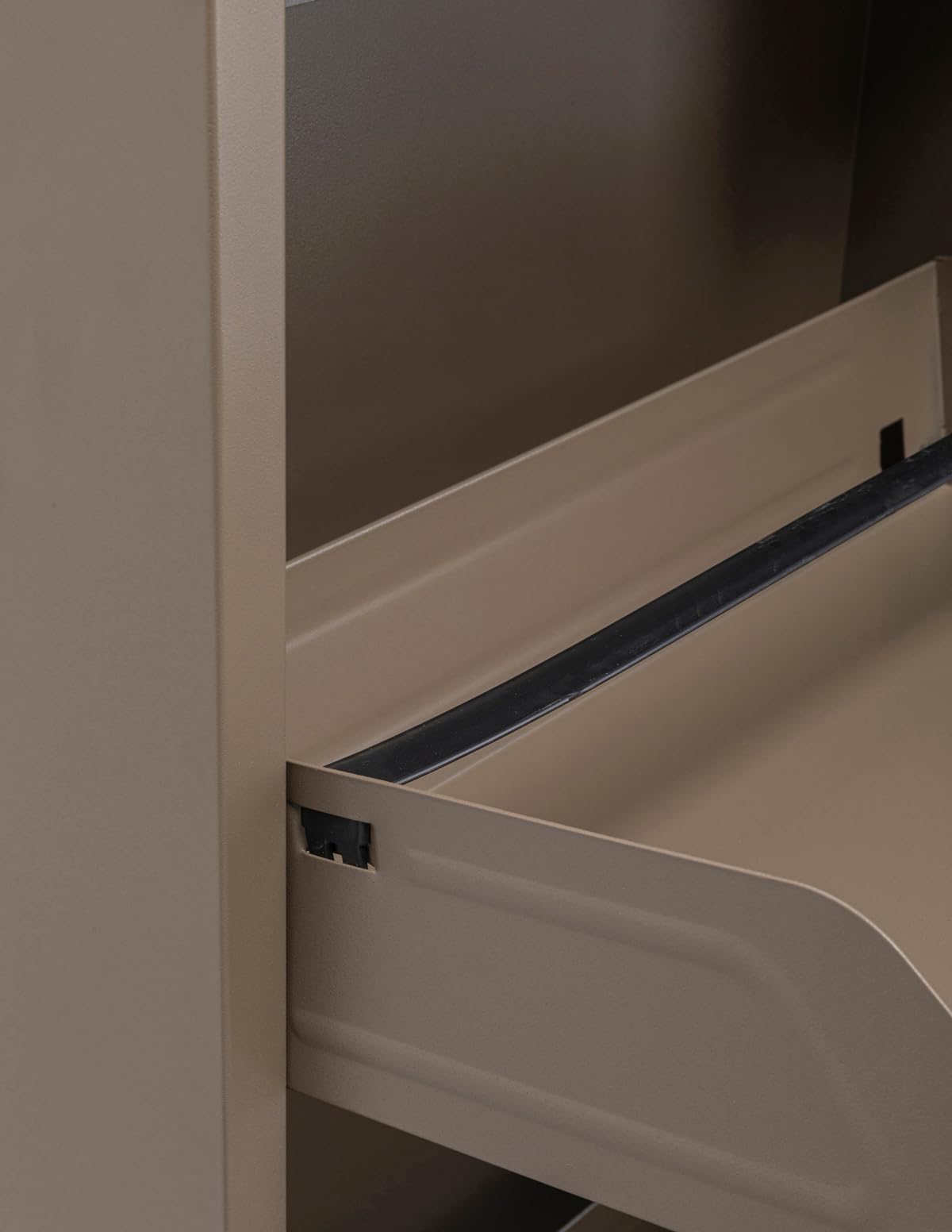 kare-design-caruso-3-1-schuhschrank-taupe-schmal-119x50x15-cm image 3