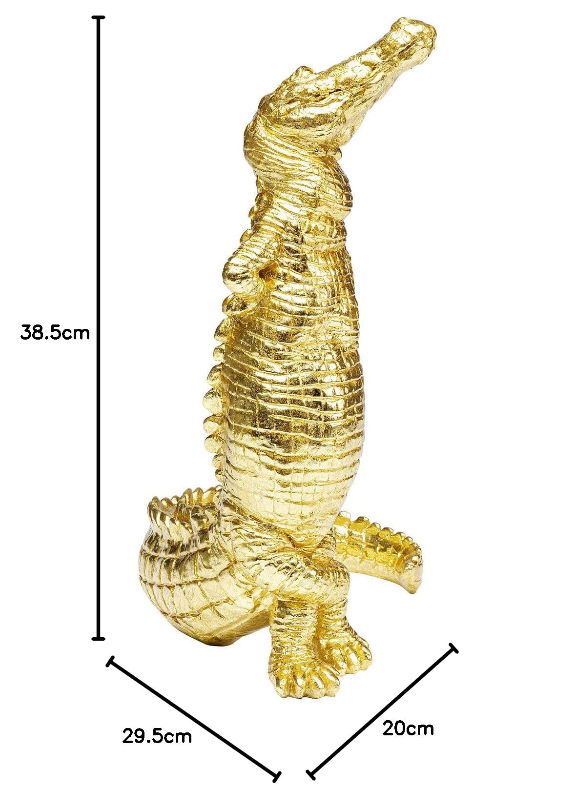 kare-design-alligator-deko-figur-gold-39-cm image 4