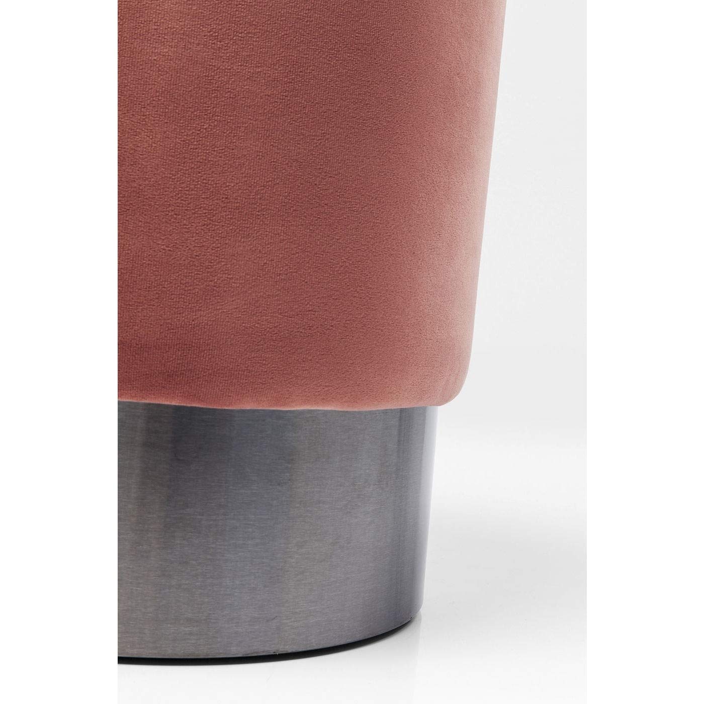 kare-design-cherry-brass-polsterhocker-samt-rose-rosegold-42x35x35-cm image 7