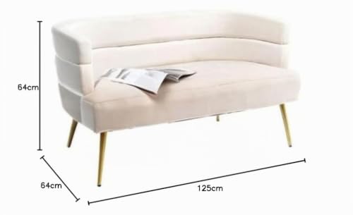 kare-design-sofa-sandwich-creme-2-sitzer-126cm-couch-samtoptik-glam-retro image 7