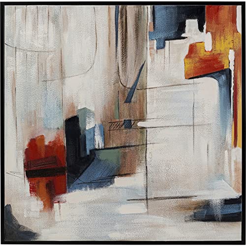 kare-design-bild-visione-obliquo-leinwand-mit-rahmen-100x100x4-cm-mehrfarbig image 7