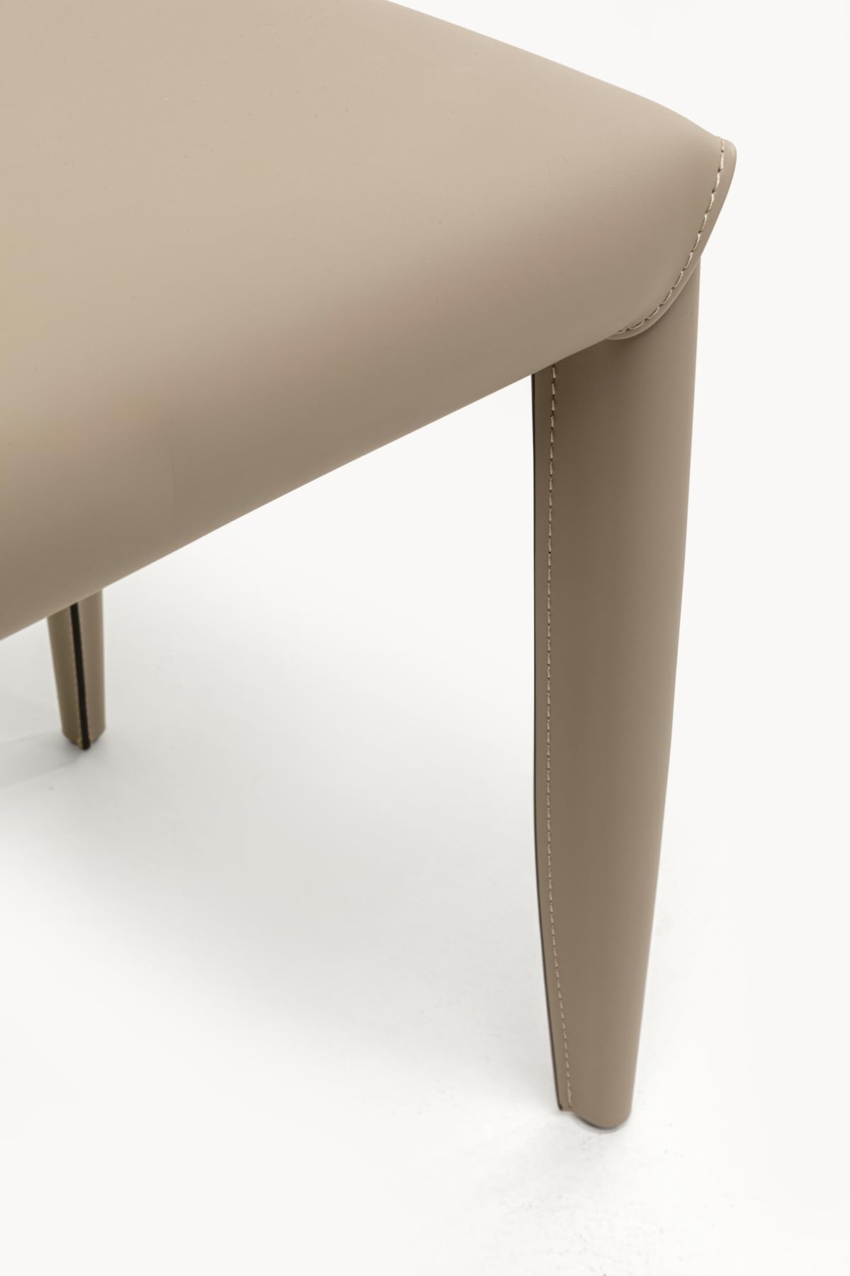 kare-design-hocker-monza-hellgrau-35x35x46-cm-sitzhocker-lederoptik-mit-stahlf-e image 6