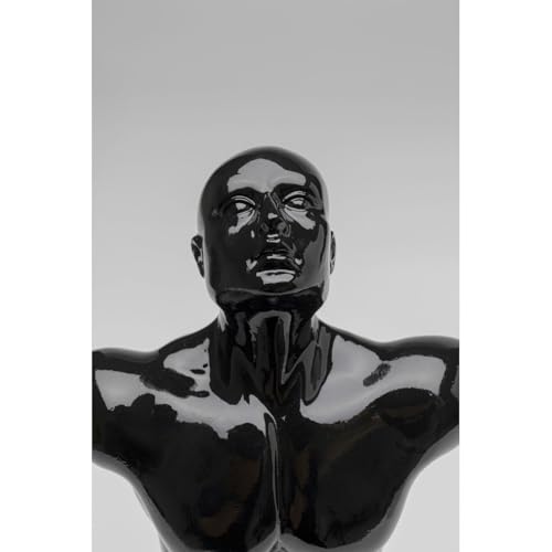kare-design-deko-figur-jumper-schwarz-37x21x30-cm-handbemalt image 8