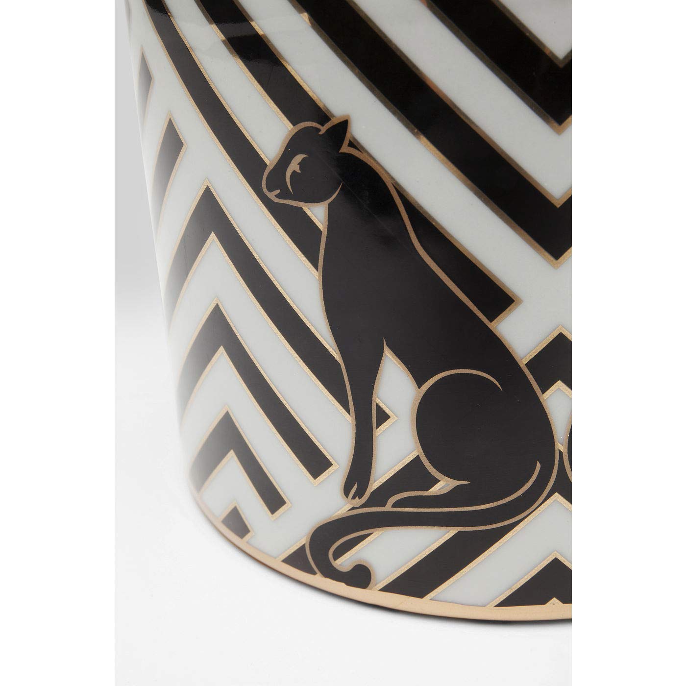 kare-design-panther-deko-gef-dose-16-cm-schwarz-wei-gold image 6