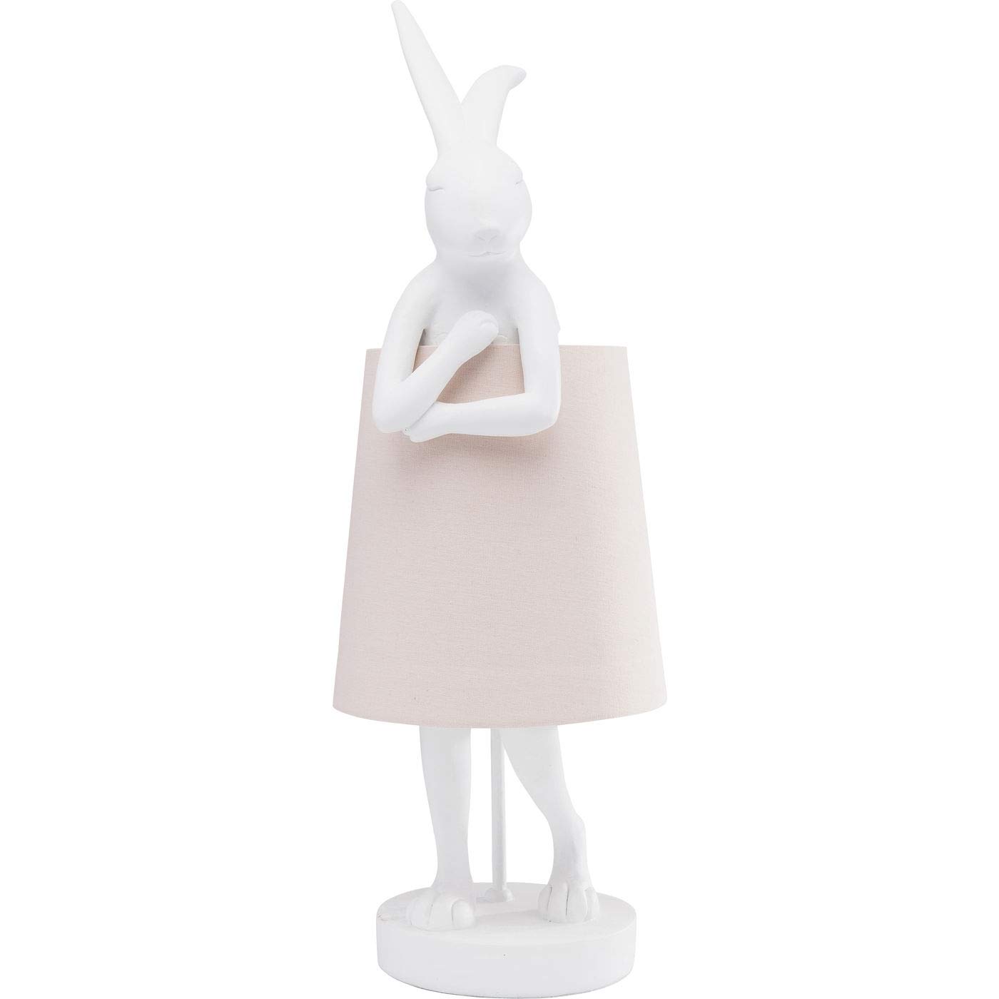 kare-design-animal-rabbit-tischleuchte-wei-rosa-68x23x26-cm image 1