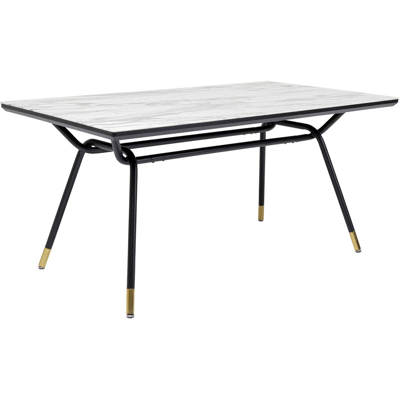 kare-design-tisch-south-beach-esstisch-marmor-look-glas-75x160x90-cm-schwarz-wei image 8
