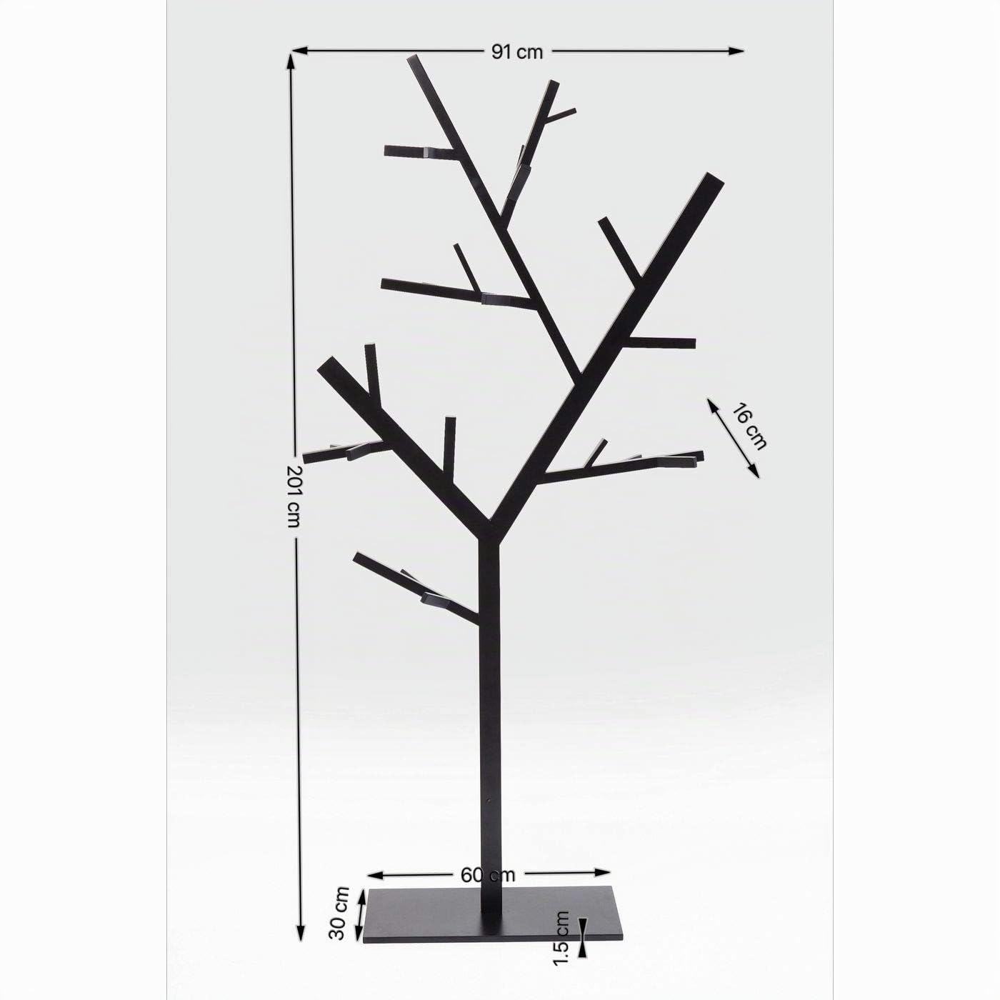 kare-design-technical-tree-garderobenst-nder-schwarz-metall-201-x-91-x-30-cm image 5